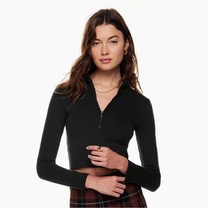 Sunday Best Monarch Crop Shirt